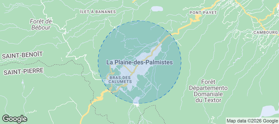 La Plaine-des-Palmistes Airbnb map